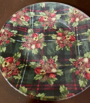 Decoupage Platter