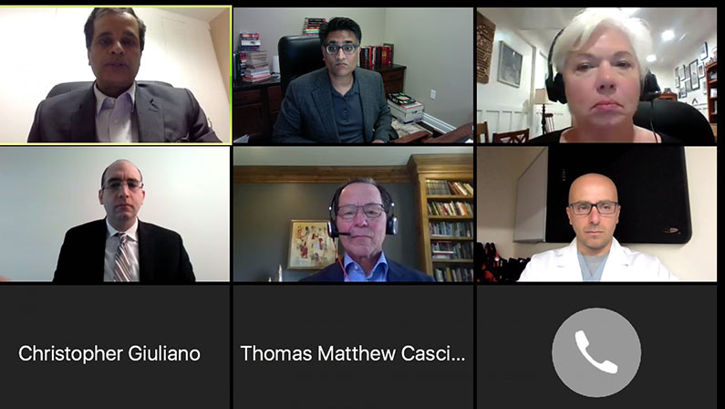 Michigan Senator Stabenow with a Michigan ACC team