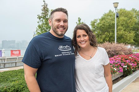 brain tumor patient sasha with dr jim snyder