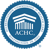 blue seal reading ACHC accreditation commission for health care distinction in onc