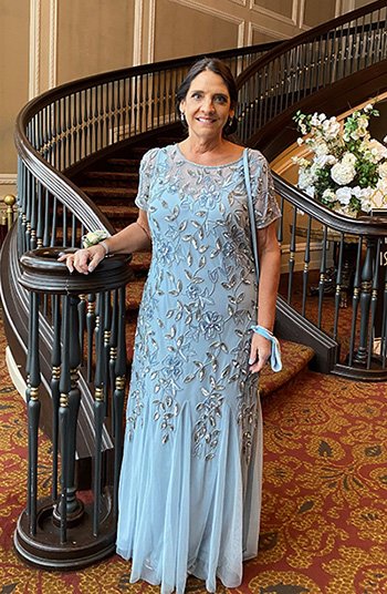 Lynn at daughters wedding cropped