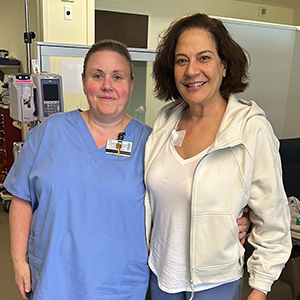 international patient sana'a with her nurse