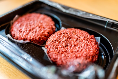 plant-based meat patties