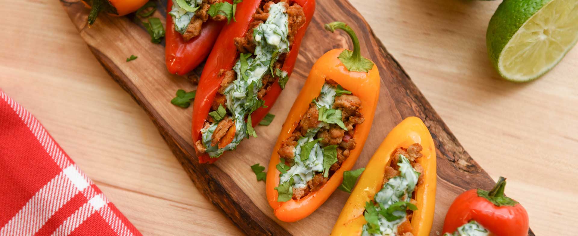 mini southwest stuffed peppers