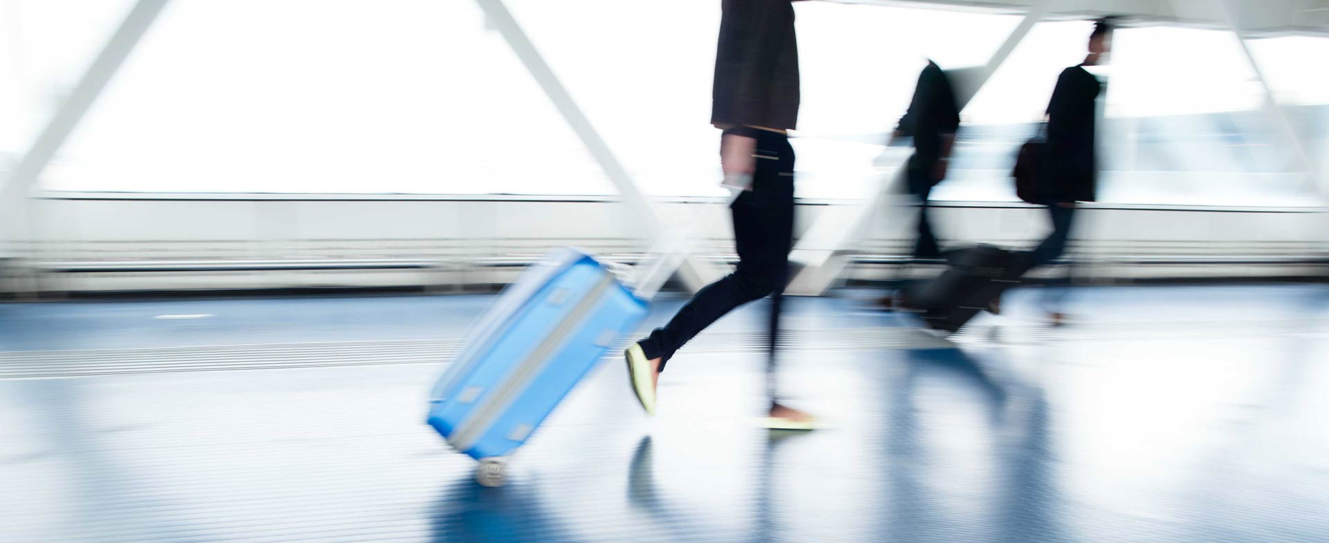 at the airport
