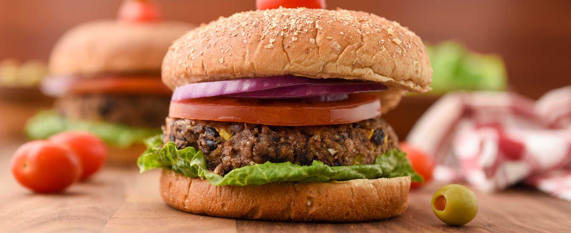 black bean quinoa burger
