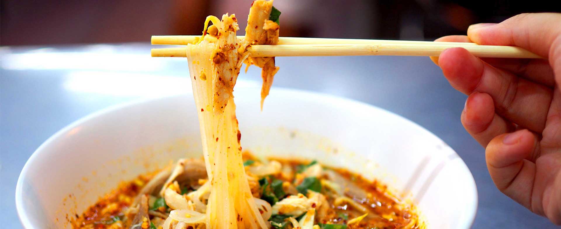 spicy foods noodle bowl