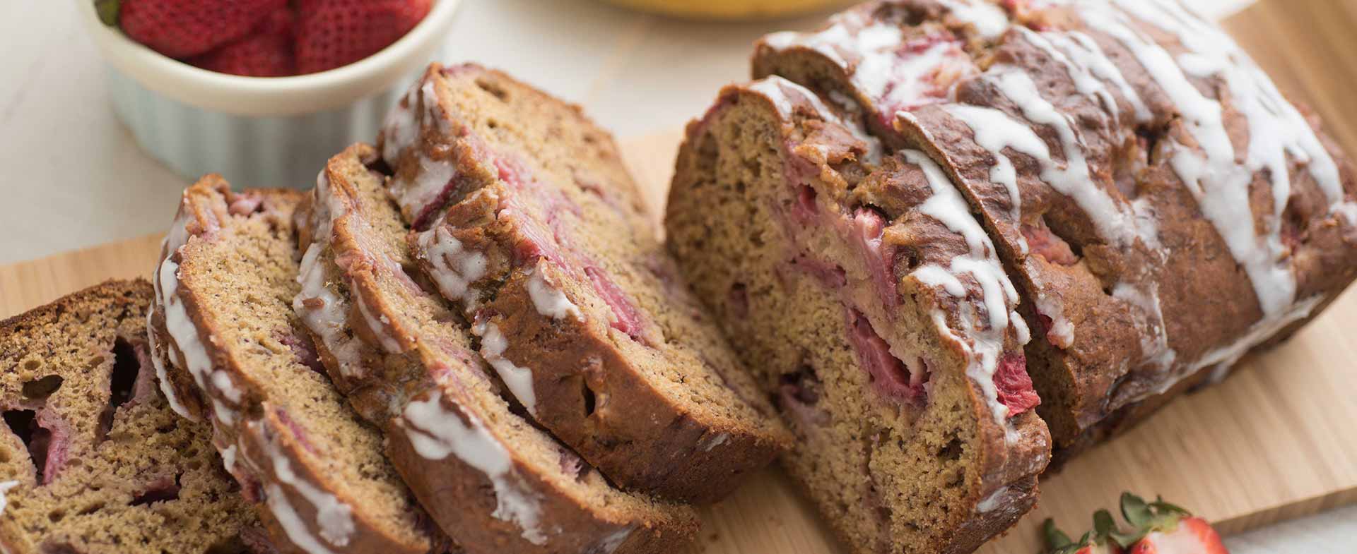 strawberry banana bread