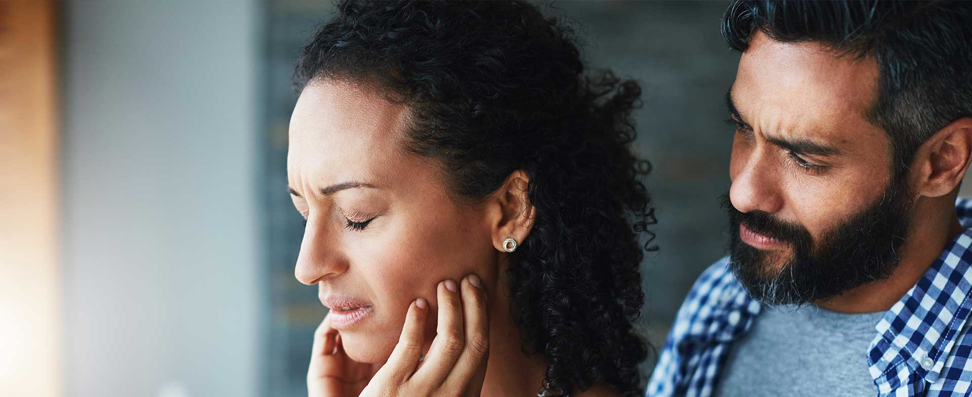 man comforting woman after miscarriage