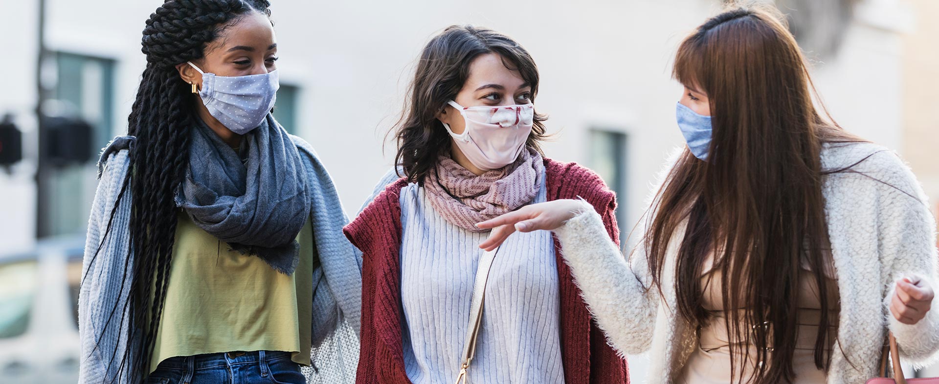 young women hanging out