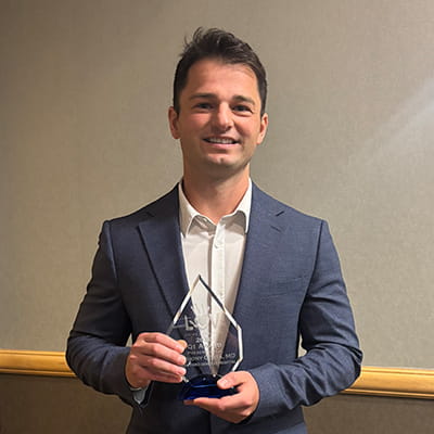 QI Award recipient Dr. Costa