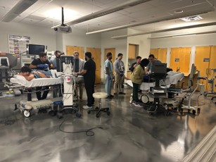 Fellows in emergency room