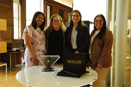 2026 Davidson Fellowship Winners posing with their trophy