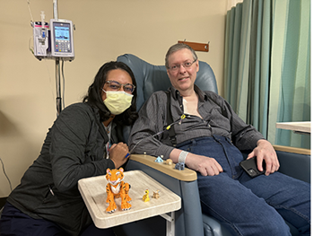 Michael and caregiver