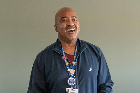 Transplant patient Michael Love