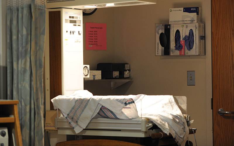 Baby is placed in an isolette after birth to maintain a warm environment 97744 DSC 6231