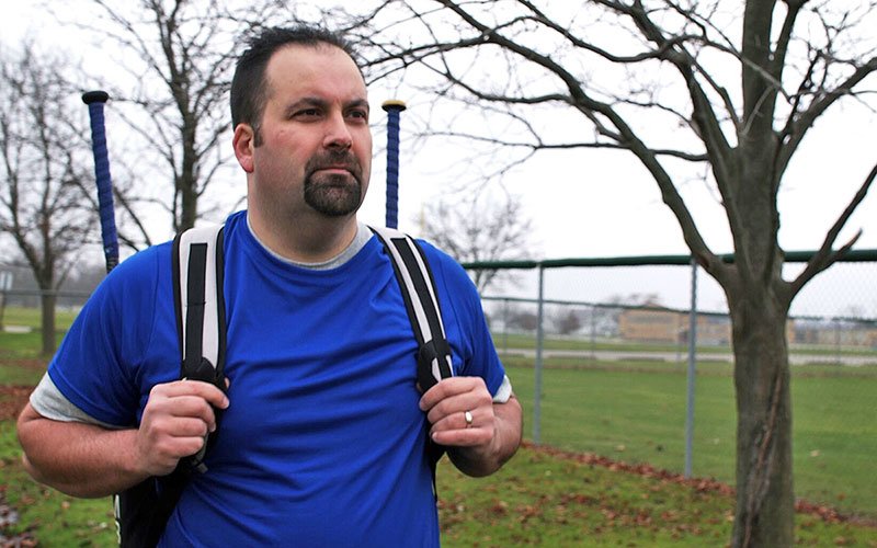 Patient walking comfortably after foot nerve resection surgery