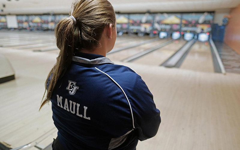 Lailah Maull at bowling alley
